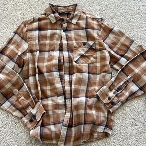 Brown flannel size small